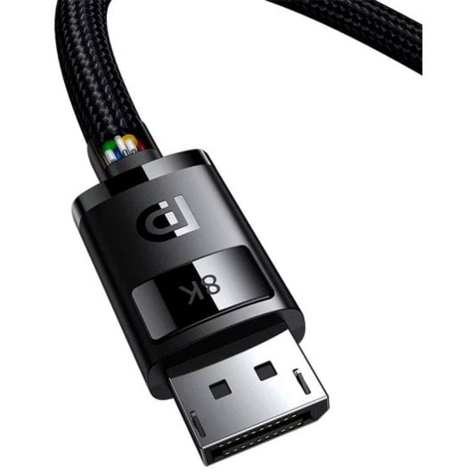Cable DisplayPort Baseus 2M 8K 240Hz HDR Trenzado Compatible NVIDIA AMD