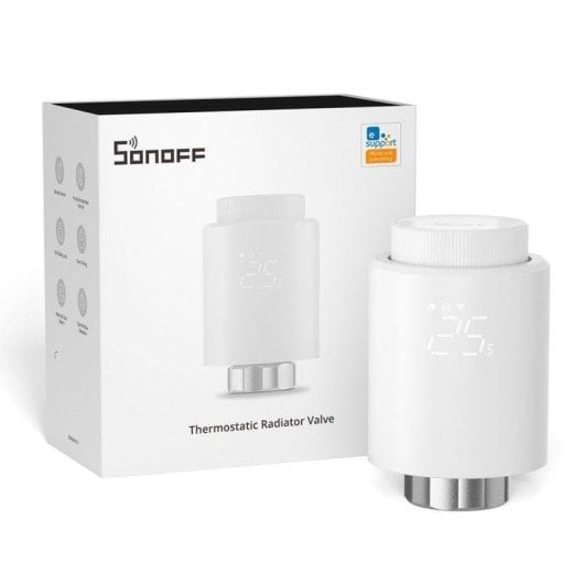 Tête Thermostatique Intelligente Sonoff TRVZB Sans fil pour Radiateur