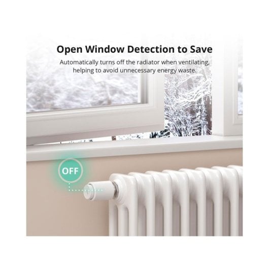 Sonoff TRVZB Zigbee Thermostatventil Einzelraumsteuerung Fenstererkennung