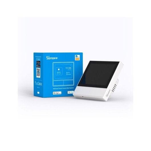 Schermo intelligente Sonoff NSPanel Wifi LED bianco Touch 2 canali compatibile con Alexa