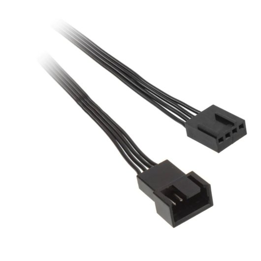 Câble de ventilateur PWM 4 broches Kolink, rallonge de 60 cm, noir
