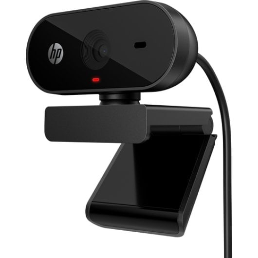 Webcam HP FHD 325 5MP, 1080p, USB, Full HD, Clip soporte, Corrección automática, Negra