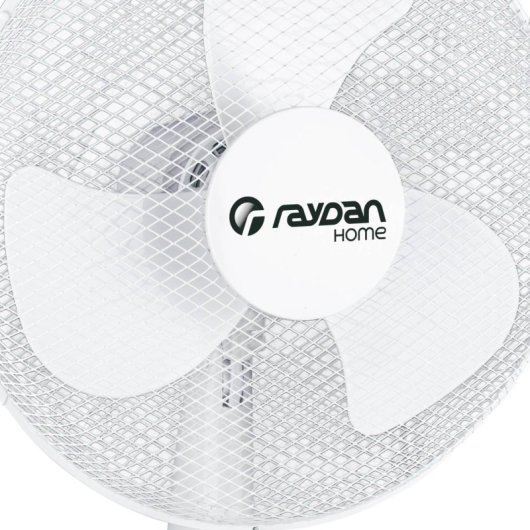 Ventilador de mesa Raydan Home Up Comfort 26W motor DC cobre oscilación 80° 42dB blanco