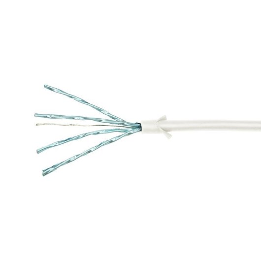 Cabo Lan Logilink Patchkabel Slim Cat6 Uftp - 0,3 m - Velocidade de 10 Gbps para streaming de jogos online - Revestimento de PVC branco durável para uma rede rápida e confiável.