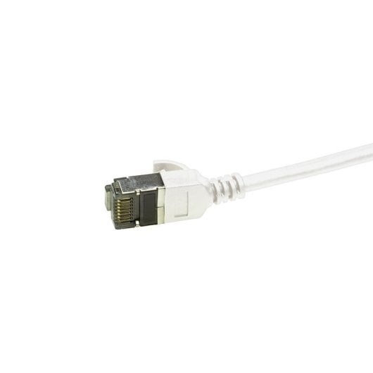 Demande de traduction : Câble Lan Uftp Slim Cat6 0,5m - Logilink Blanc - Connecteur Plat Ethernet 10 Gbits - Ordinateur, Routeur, Modem, Switch !!!