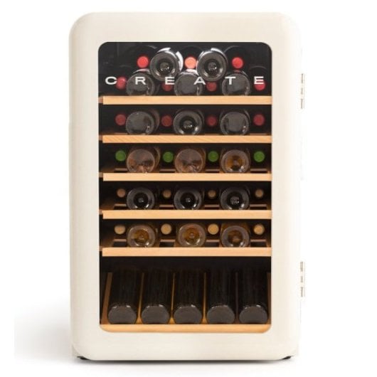 Vinoteca Create Multifunción Acero Inoxidable 45 Botellas Blanco