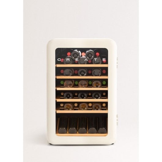 Vinoteca Create Multifunción Acero Inoxidable 45 Botellas Blanco