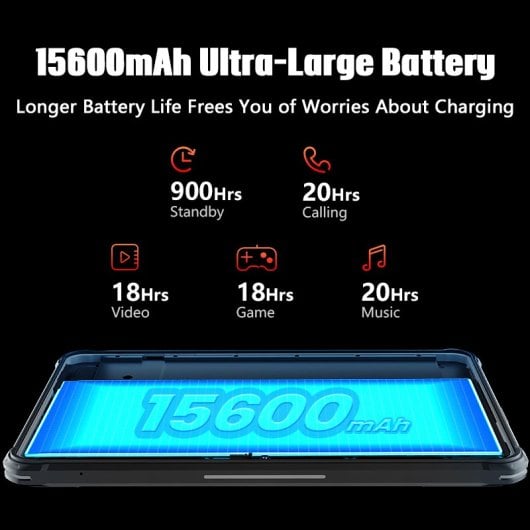 Tablet HOTWAV R5 10.1" 4GB/64GB 4G Dual SIM WiFi Rugerizada Negra