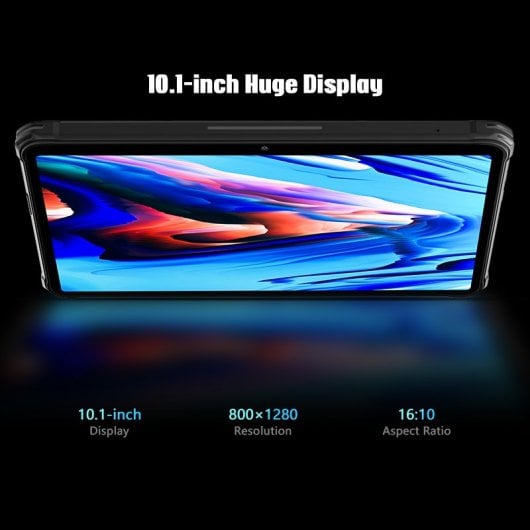 Tablet HOTWAV R5 10.1" 4GB/64GB 4G Dual SIM WiFi Rugerizada Negra