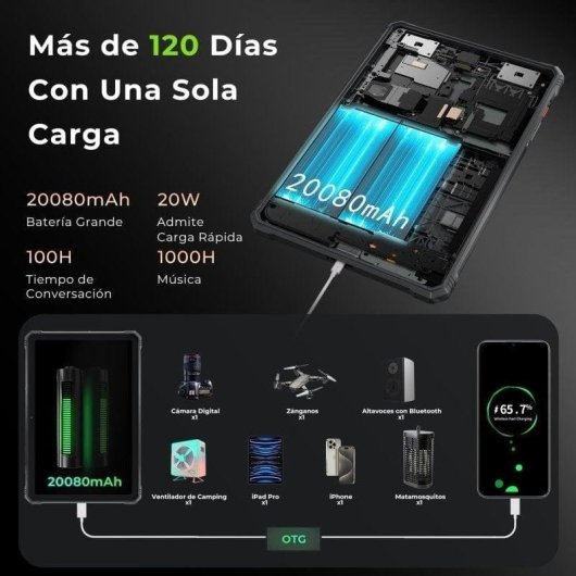 Tablet HOTWAV R9 Pro WiFi + 4G 11" 20GB 256GB Schwarz