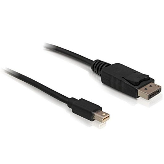 Cable DeLOCK mini DisplayPort a DisplayPort 1.2 2m 4K conectores baño oro