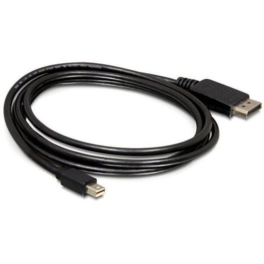 Cable DeLOCK mini DisplayPort a DisplayPort 1.2 2m 4K conectores baño oro