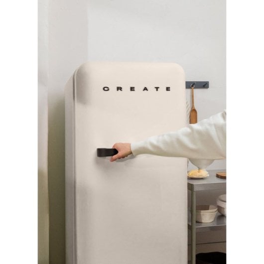 Frigorífico Create Retro Una Puerta 150cm 281L D Blanco