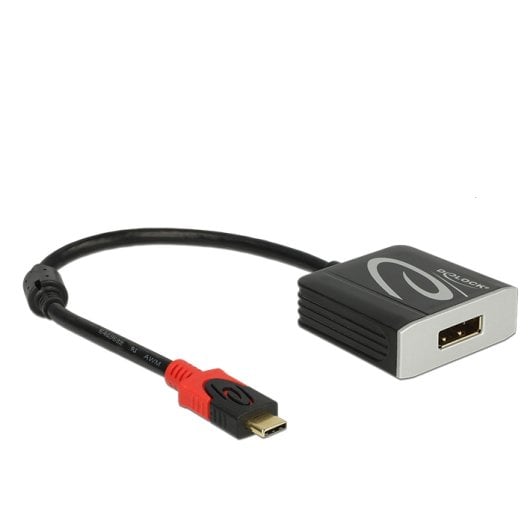 Adaptador DeLOCK USB-C DisplayPort 15cm Negro Resolución 4096x2160 VIA VL100