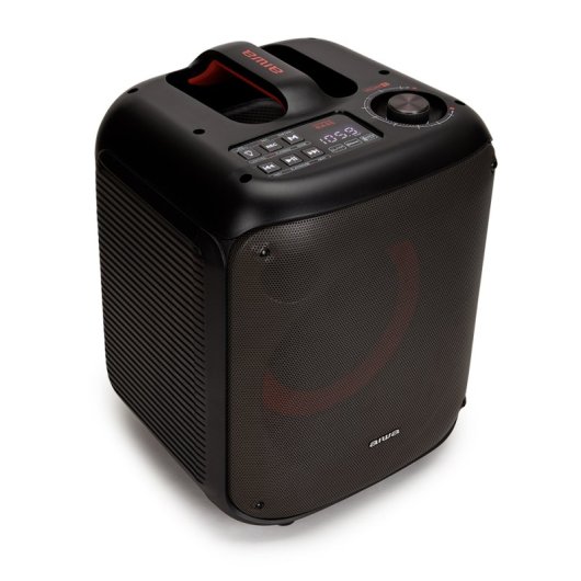 Alto-falante de karaokê LED Aiwa Kbtus-250 com microfone