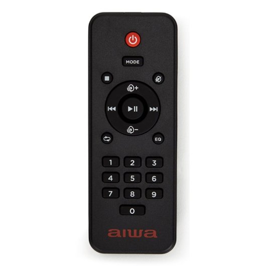 Alto-falante de karaokê LED Aiwa Kbtus-250 com microfone