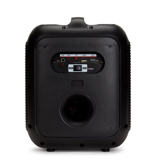 Alto-falante de karaokê LED Aiwa Kbtus-250 com microfone
