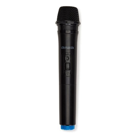 Alto-falante de karaokê LED Aiwa Kbtus-250 com microfone