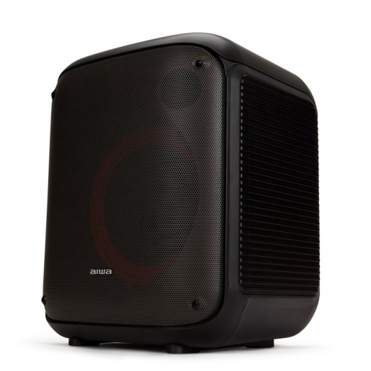 Alto-falante de karaokê LED Aiwa Kbtus-250 com microfone