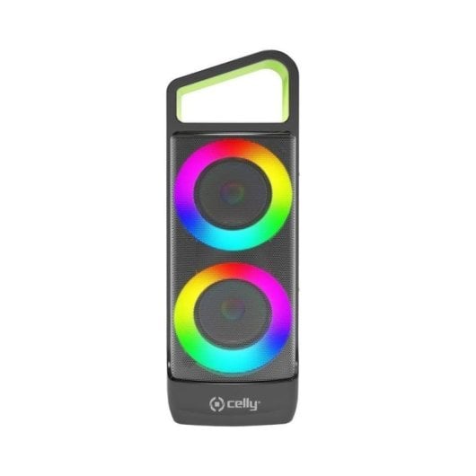 Altavoces Celly Bluetooth Inalámbricos 10W con TWS, USB-C y Luces RGB