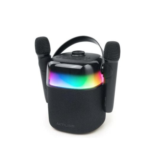 Altavoces Muse M-530 KA Portátiles Bluetooth 30W resistentes al agua con micrófono inalámbrico y modos de iluminación