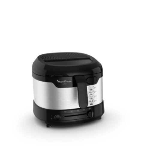 Freidora tradicional Moulinex AF215D10 1,8L acero inoxidable control palanca