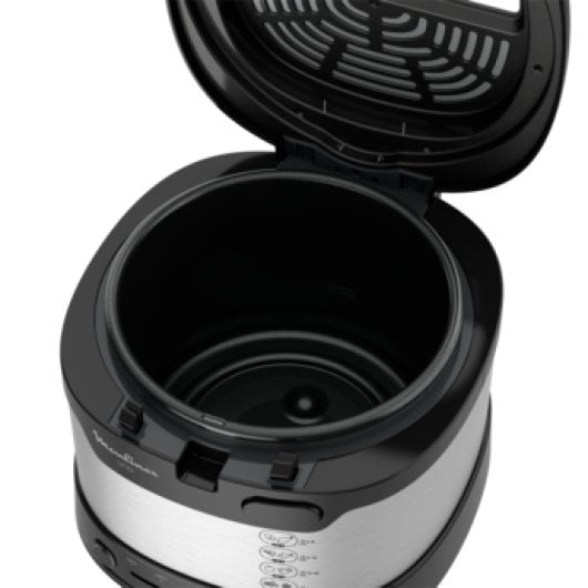 Freidora tradicional Moulinex AF215D10 1,8L acero inoxidable control palanca