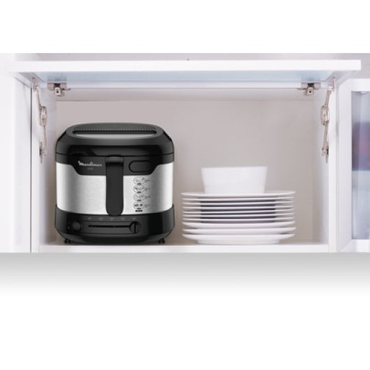 Freidora tradicional Moulinex AF215D10 1,8L acero inoxidable control palanca