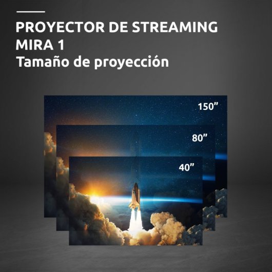 Proyector Strong 1080p 300 Lúmenes LCD Android TV Autoenfoque Full HD Compacto