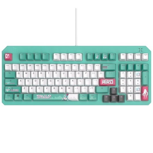 ASUS TUF GAMING K3 GEN II Hatsune Miku Teclado Gaming Switch Opto-Mecánico