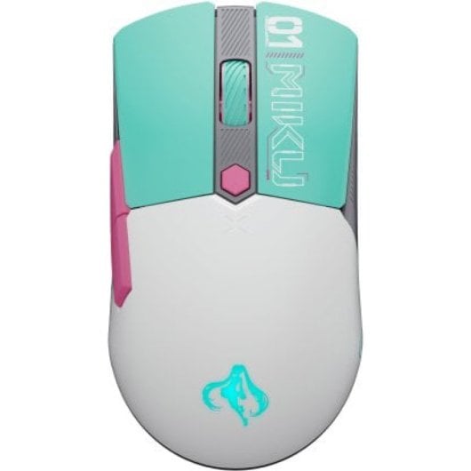 ASUS P521 TG MINI WL MOUSE MIKU EDITION Rato sem fios para jogos + Bluetooth 12000 DPI verde