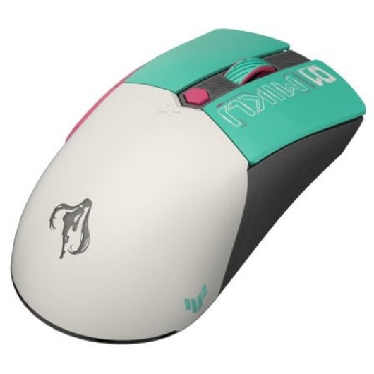ASUS P521 TG MINI WL MOUSE MIKU EDITION Rato sem fios para jogos + Bluetooth 12000 DPI verde