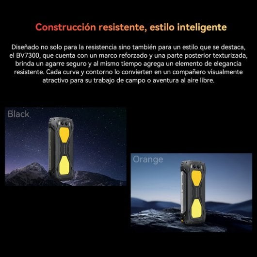 Blackview BV7300 6GB/256GB Akku 15000mAh Android 14 50MP Dual-SIM NFC 90Hz IP68 Orange