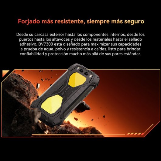 Blackview BV7300 6GB/256GB Akku 15000mAh Android 14 50MP Dual-SIM NFC 90Hz IP68 Orange