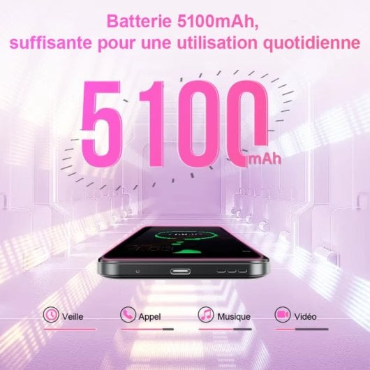 Cubot A30 6GB/128GB Octa Core 90Hz 5100mAh Fotocamera 48MP Doppia SIM NFC Android 14 Nero