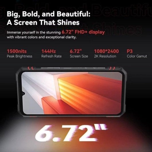 Cubot KingKong Star2 5G 12GB 256GB 6.72" Noir