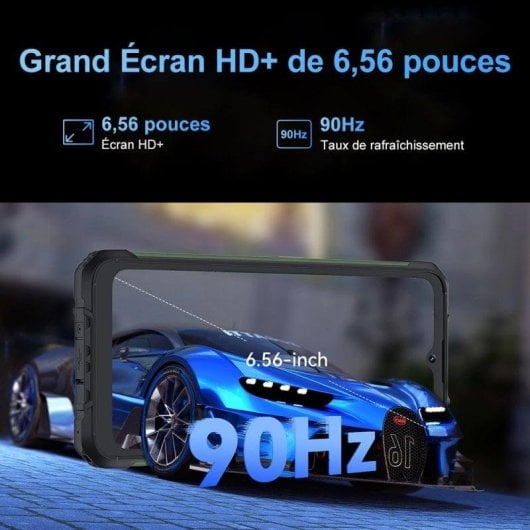 Cubot KingKong Ace 2 4G 6GB 128GB 6.56" Nero Arancione