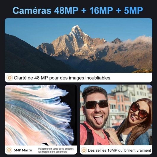 Cubot KingKong Ace 2 4G 6GB 6,56" 128GB Noir/Vert Smartphone robuste