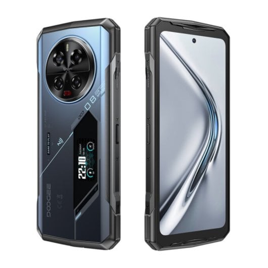 DOOGEE V40 Pro 16 GB/512 GB 5G 200 MP NFC Wi-Fi 6 Schnellladung 8680 mAh Blau
