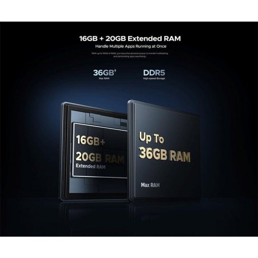 Doogee V40 Pro 5G 16GB 512GB 6.78" Azul triple cámara