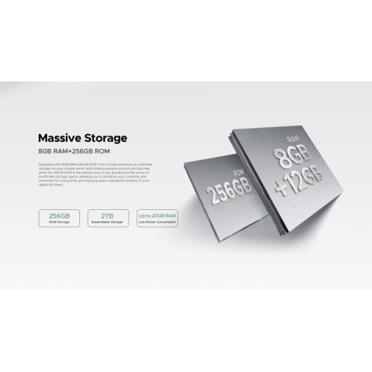 DOOGEE Fire 6 Power 8GB/256GB 15500mAh 90Hz NFC USB-C Huella Android 14 Verde