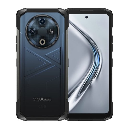 DOOGEE Fire 6 6GB/256GB Batería 10400mAh Cámara Triple Térmica 4G NFC Android 14 Resistente Azul