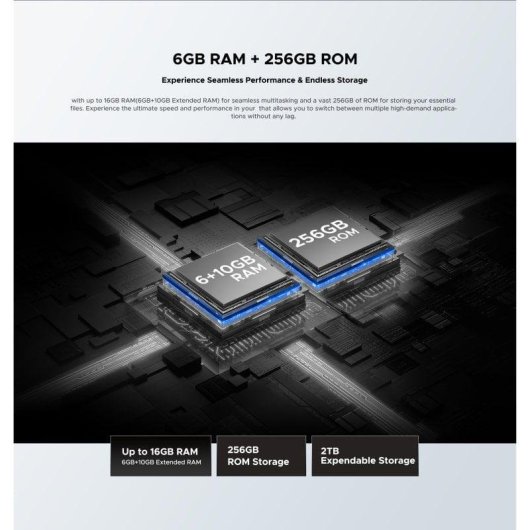 Doogee Fire 6 4G 6GB 256GB 6.56" Bleu