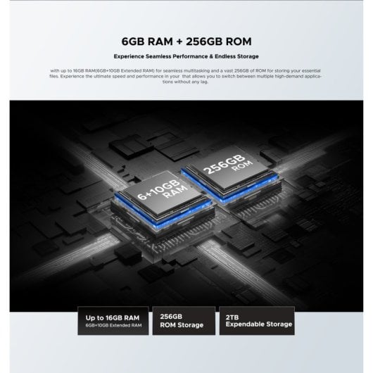 DOOGEE Fire 6 6GB/256GB Batería 10400mAh Cámara Triple Térmica 4G NFC Android 14 Resistente Azul