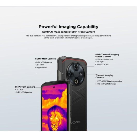 Doogee Fire 6 4G 6GB 256GB 6.56" Negro