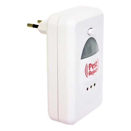 Repelente ultrasónico Klack PEST REJECT Cobertura 200 m² Tecnología doble LED