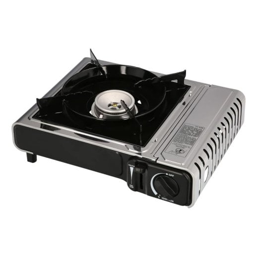 Cocina de Gas Klack portátil 2200W acero esmaltado maletín seguridad camping