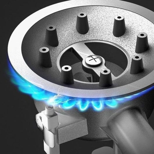 Cocina de Gas Klack portátil 2200W acero esmaltado maletín seguridad camping