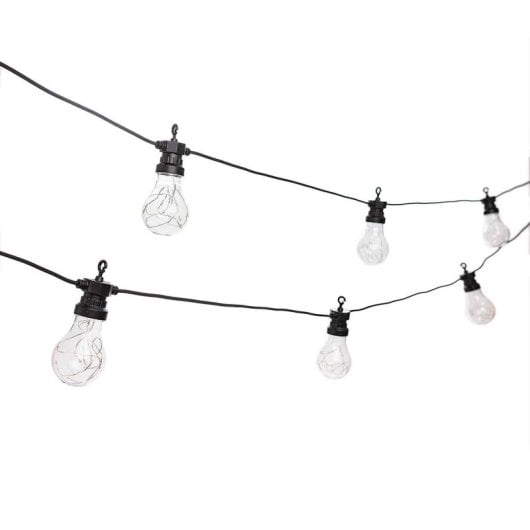 Guirnalda Solar Klack Vintage 10 Bombillas LED Multicolor 5m Exterior/Interior Mando a Distancia