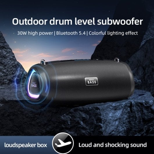 Altavoces Klack Inalámbricos Bluetooth 30W RGB TWS resistentes agua y polvo